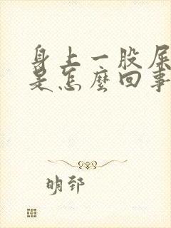 身上一股屎臭味是怎么回事