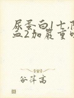 尿蛋白1十,隐血2加严重吗