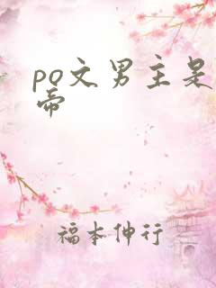 po文男主是皇帝