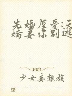 先婚厚爱:天价娇妻你别逃