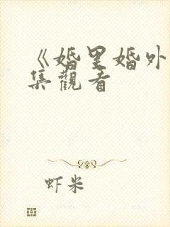 《婚里婚外》全集观看