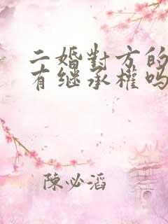 二婚对方的孩子有继承权吗