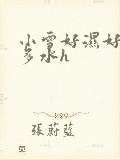 小雪好湿好紧好多水h