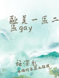 欧美一区二区三区gay