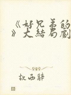 《好兄弟的母亲》大结局剧情解析