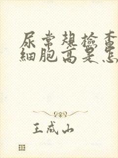 尿常规检查中白细胞高是怎么回事