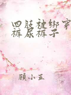 四肢被绑穿纸尿裤尿裤子