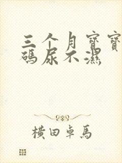 三个月宝宝穿l码尿不湿