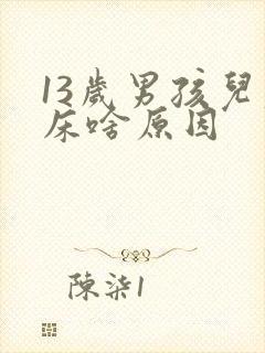 13岁男孩儿尿床啥原因