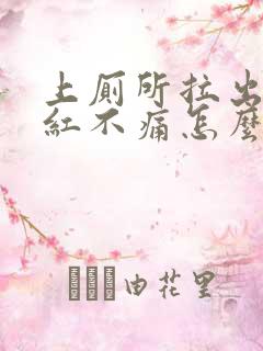 上厕所拉出血鲜红不痛怎么办