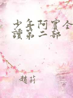 少年阿宾全文阅读第二部