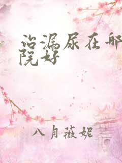 治漏尿在哪个医院好