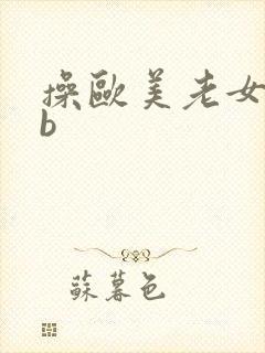 操欧美老女人的b