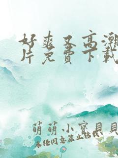 好爽又高潮了毛片免费下载