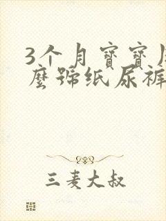 3个月宝宝用什么号纸尿裤