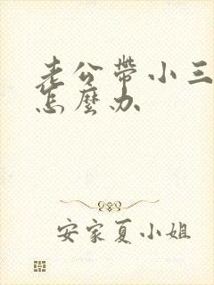 老公带小三回家怎么办