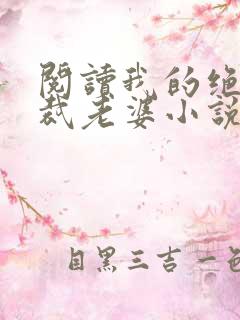 阅读我的绝色总裁老婆小说