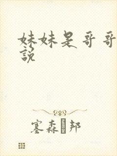 妹妹是哥哥的小说