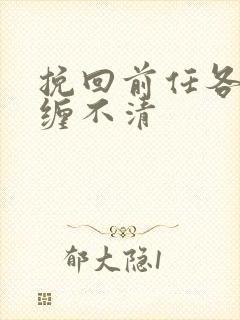 挽回前任各种纠缠不清