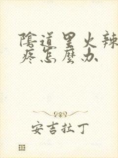 阴道里火辣辣的疼怎么办