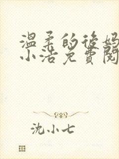 温柔的后妈陆雅小浩免费阅读