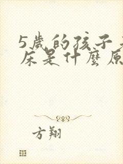 5岁的孩子老尿床是什么原因