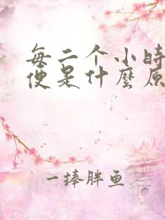 每二个小时要小便是什么原因