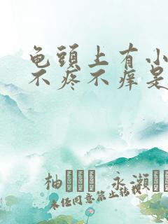 龟头上有小红点不疼不痒是怎么回事