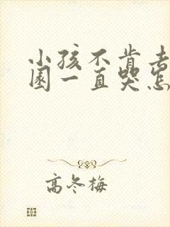 小孩不肯去幼儿园一直哭怎么办