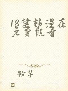 18禁动漫在线免费观看