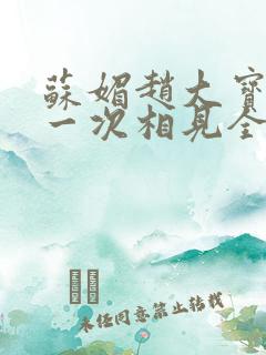 苏媚赵大宝的第一次相见全文免费阅