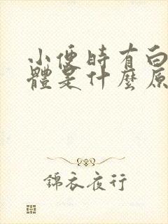 小便时有白色液体是什么原因