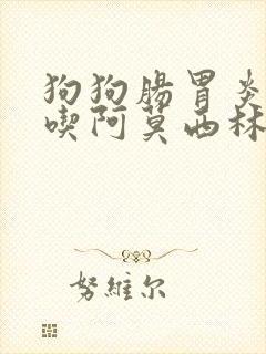 狗狗肠胃炎可以吃阿莫西林消炎药吗