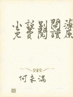 小说别闹薄先生免费阅读原文