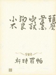 小狗吃骨头消化不良该怎么办