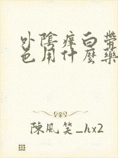 外阴痒白带黄绿色用什么药