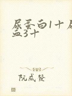 尿蛋白1十尿隐血3十