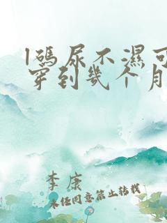 l码尿不湿可以穿到几个月