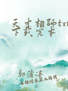 天才相师txt下载完本