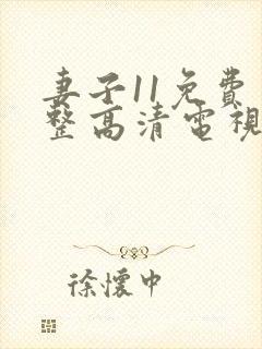 妻子11免费完整高清电视剧在线看