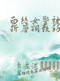 白丝女警被淫具折磨调教的小说