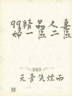 99精品人妻少妇一区二区人人妻