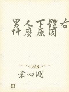 男人下体右边痛什么原因