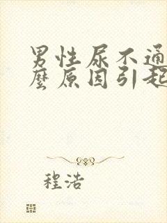 男性尿不通畅什么原因引起的