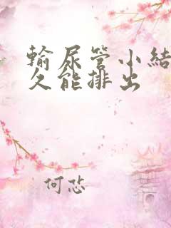 输尿管小结石多久能排出