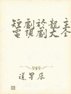 短剧于龙主演的电视剧大全