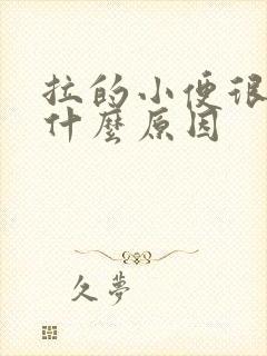 拉的小便很臭是什么原因