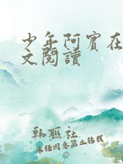 少年阿宾在读全文阅读