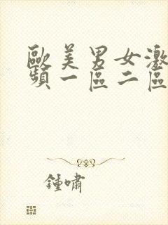 欧美男女激情视频一区二区