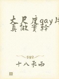 大尺度gay片真做实干